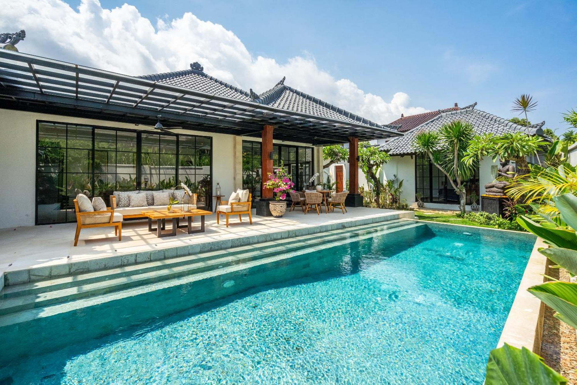 הוילה Sanur Tranquility Manor Bali מראה חיצוני תמונה