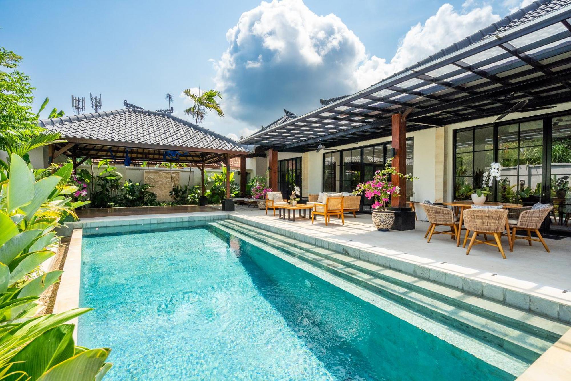 הוילה Sanur Tranquility Manor Bali מראה חיצוני תמונה